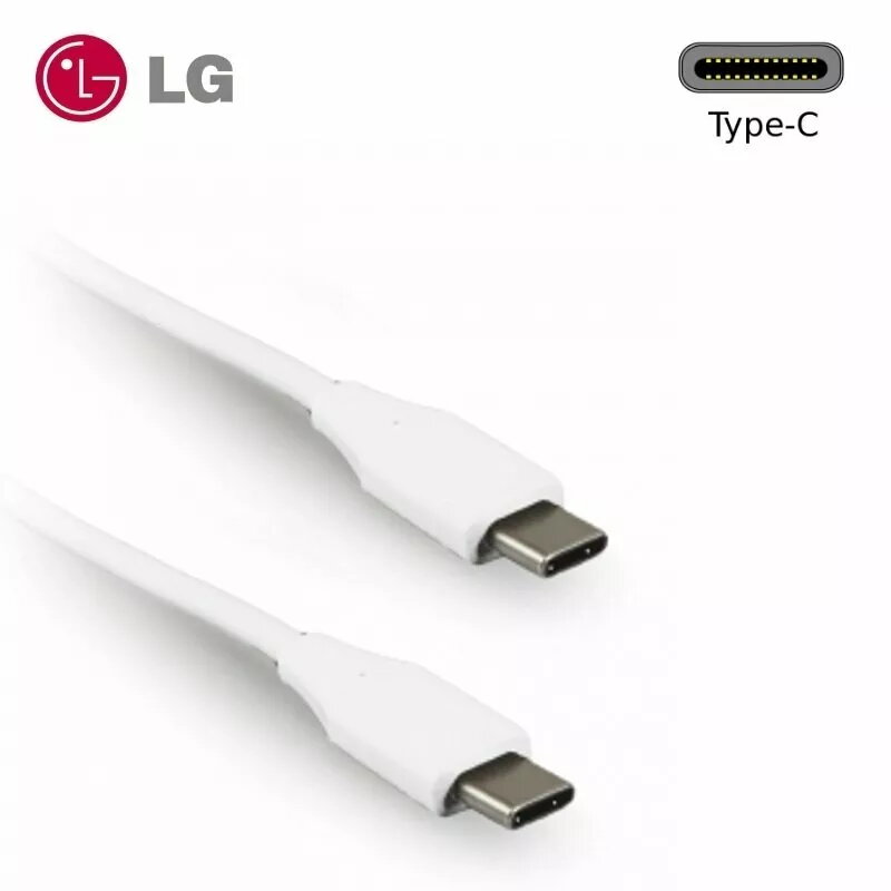 USB-C laidas LG EAD63687001 — USB 3.1 Type-C, 1 m, baltas