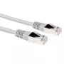 ACT pilkas 2 metrų LSZH F/UTP CAT5E jungiamasis kabelis su RJ45 jungtimis