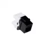 ACT CAT6 Keystone Jack neekranuotas, užspaudžiamas, baltas, RJ45, IDC