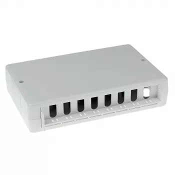 Montažinė dėžė ACT FA5000 neekranuota 8 prievadų Cat5e — 171,4×38×118,8 mm