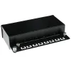 Paviršinio montavimo ekranuota jungčių dėžutė ACT 8 prievadų CAT6, 173×44 mm