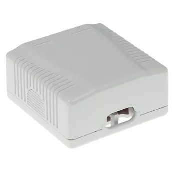 Paviršinė montažinė dėžutė 2 prievadams CAT6 neekranuota ACT FA6002, 29×61×29,5 mm