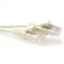 ACT Ivory 25 metrų U/UTP CAT6 lizdinis kabelis su RJ45 jungtimis, apsaugotomis nuo užkliuvimo