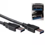 USB 3.0 A kištukas - USB A kištukas 3,00 m, ACT, SB0001