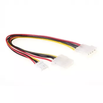 Powersplitterio kabelis ACT AK3195 1x 5.25 colio + 1x 3.5 colio 0,20 m