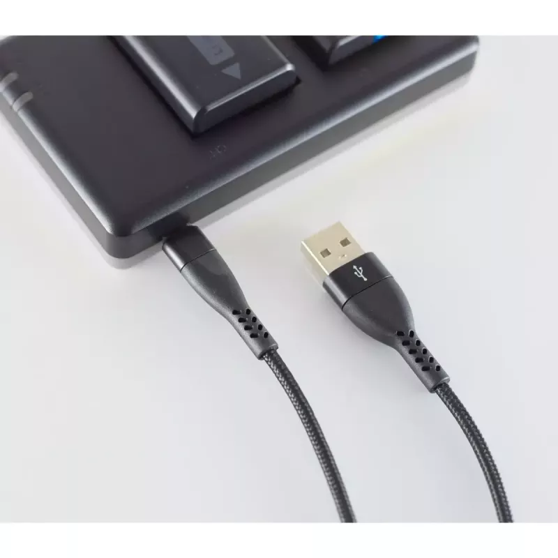 USB laidas ShiverPeaks BS20-72025 1m USB 2.0 A–Micro-USB B juodas