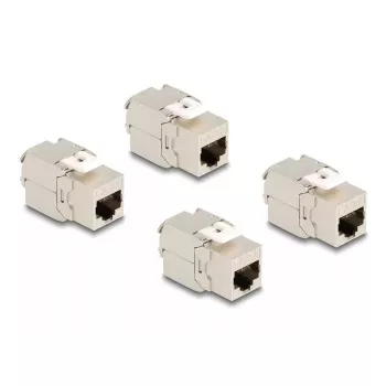 DeLOCK 86050 keystone modulis plokščias RJ-45 LSA 16,3x16,3x23 mm