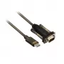 ACT USB-C į Serial adapteris AC6002 juodas 1.5m