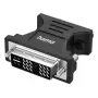 Vaizdo adapteris HAMA 00300090 DVI-I (vyriškas) į VGA (moterišką), juodas