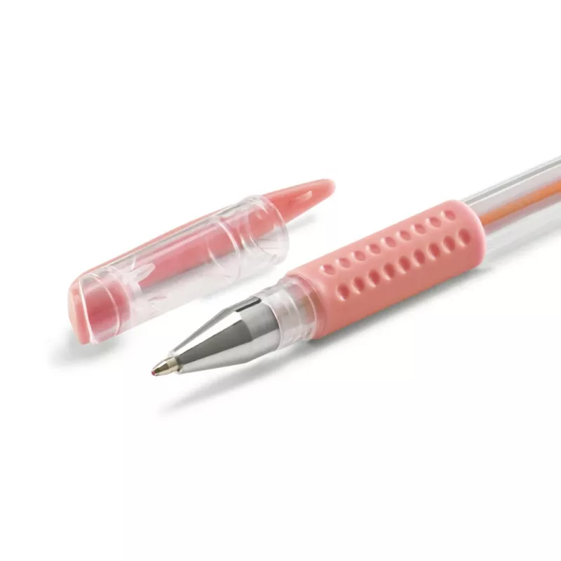 Hama Pastel & Classic geliniai rašikliai su dangteliais, 15 vnt