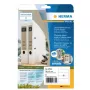 Lipnūs etiketės HERMA 10754 Permanent Brown stačiakampiai 240 vnt.