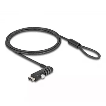 Kabelio spyna Navilock 20916 Juoda 1.8 m