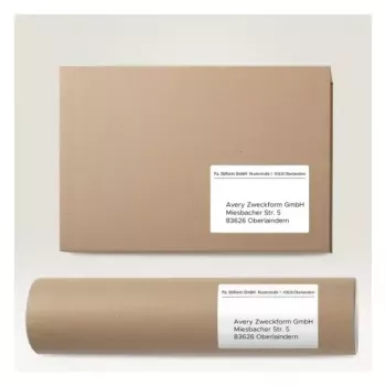 Lipnių etikečių lapai AVERY 6601 Baltos 10,5x14,8 cm 260 vnt.