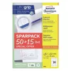 Lipnių etikečių rinkinys AVERY 6605 Baltos 7x3.7 cm 1560 etikečių