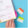 Tuščios skirtukų etiketės Avery Ultra Tabs 74753 žalia, oranžinė, rožinė