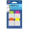 AVERY Ultra Tabs 74759 tuščios skirtukų etiketės neoninė žalia, oranžinė, rožinė, geltona