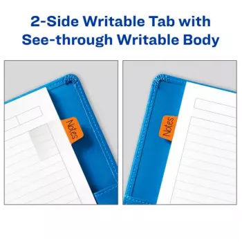 Avery Ultra Tabs 74760 tuščios skirtukų etiketės, mėlyna, žalia, oranžinė, raudona
