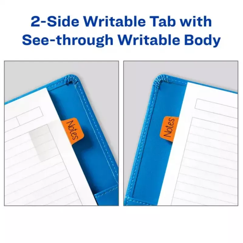 Avery Ultra Tabs 74760 tuščios skirtukų etiketės, mėlyna, žalia, oranžinė, raudona