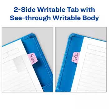 Avery Ultra Tabs 74761 skirtukai žymėjimui mėlyna, žalia, rožinė, violetinė