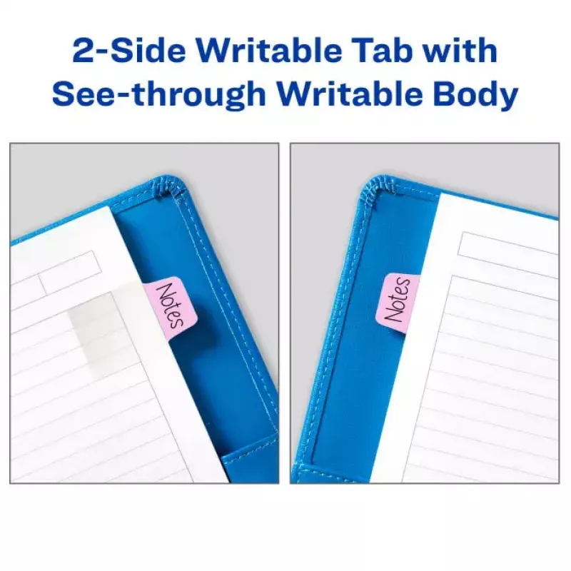 Avery Ultra Tabs 74761 skirtukai žymėjimui mėlyna, žalia, rožinė, violetinė