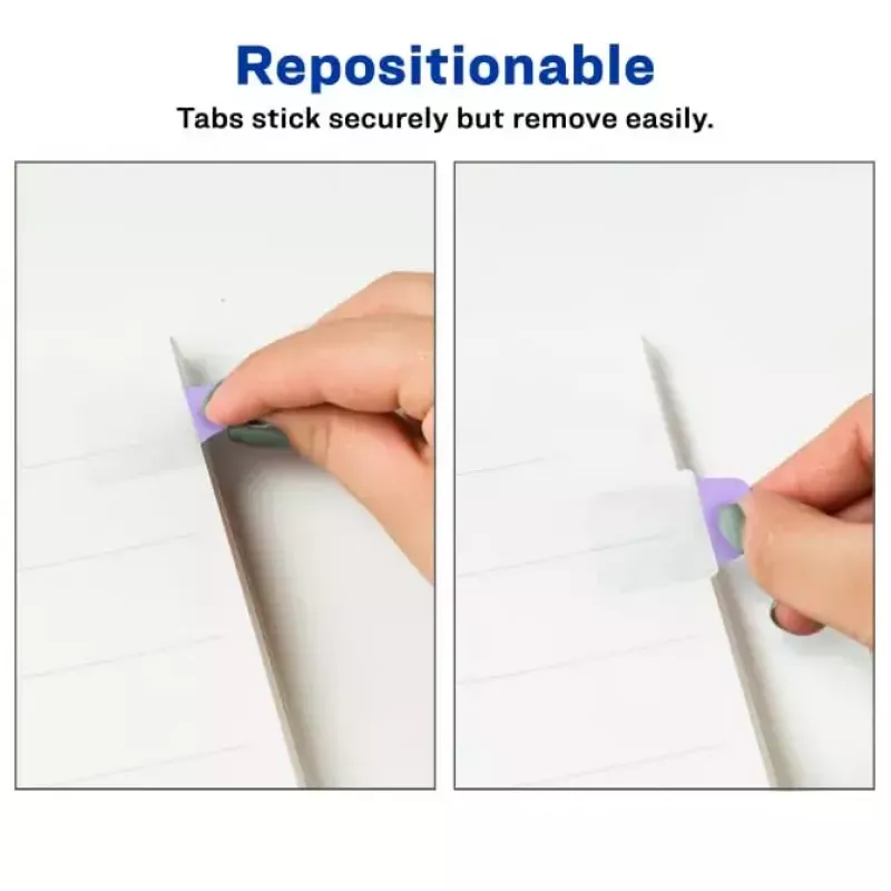 Avery Ultra Tabs 74761 skirtukai žymėjimui mėlyna, žalia, rožinė, violetinė