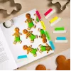 Avery Ultra Tabs 74768 mėlynos, žalios, raudonos, geltonos spalvos skirtukai knygoms