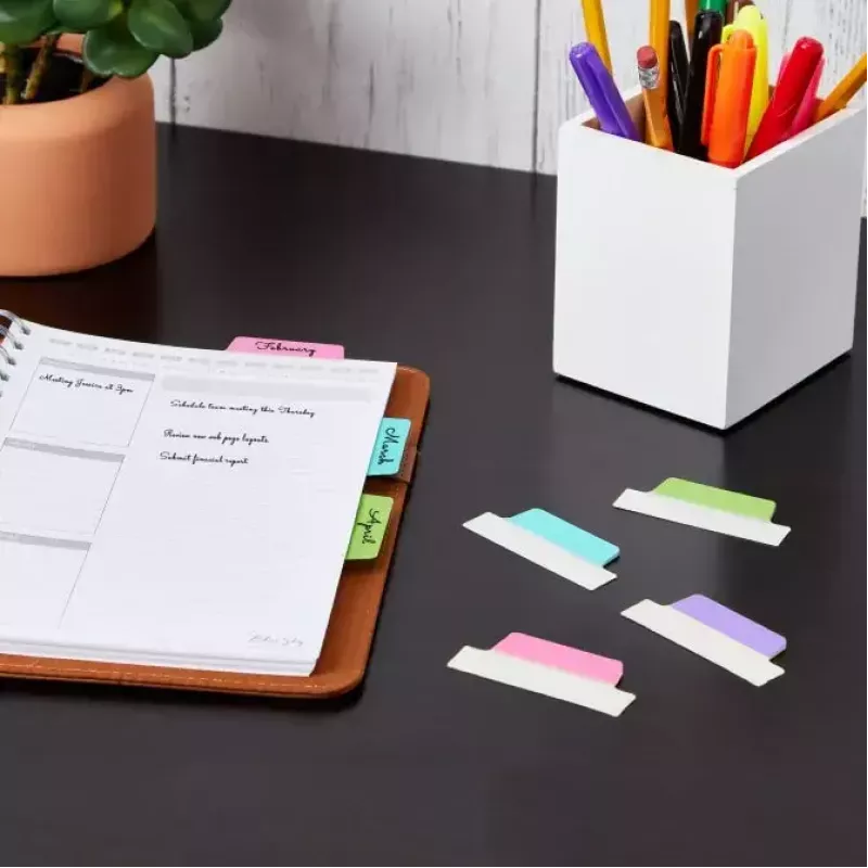 Blanko skirtukai Avery Ultra Tabs 74769 mėlyni, žali, rožiniai, violetiniai