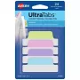 Blanko skirtukai Avery Ultra Tabs 74769 mėlyni, žali, rožiniai, violetiniai
