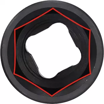 Poveikinis lizdas KS Tools 515.0896 1/2 colio pavara DIN 3121 ISO 1174