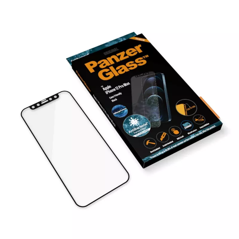 PanzerGlass ® Apsauginis stiklas nuo mėlynos šviesos Apple iPhone 12 Pro Max | Nuo krašto iki krašto