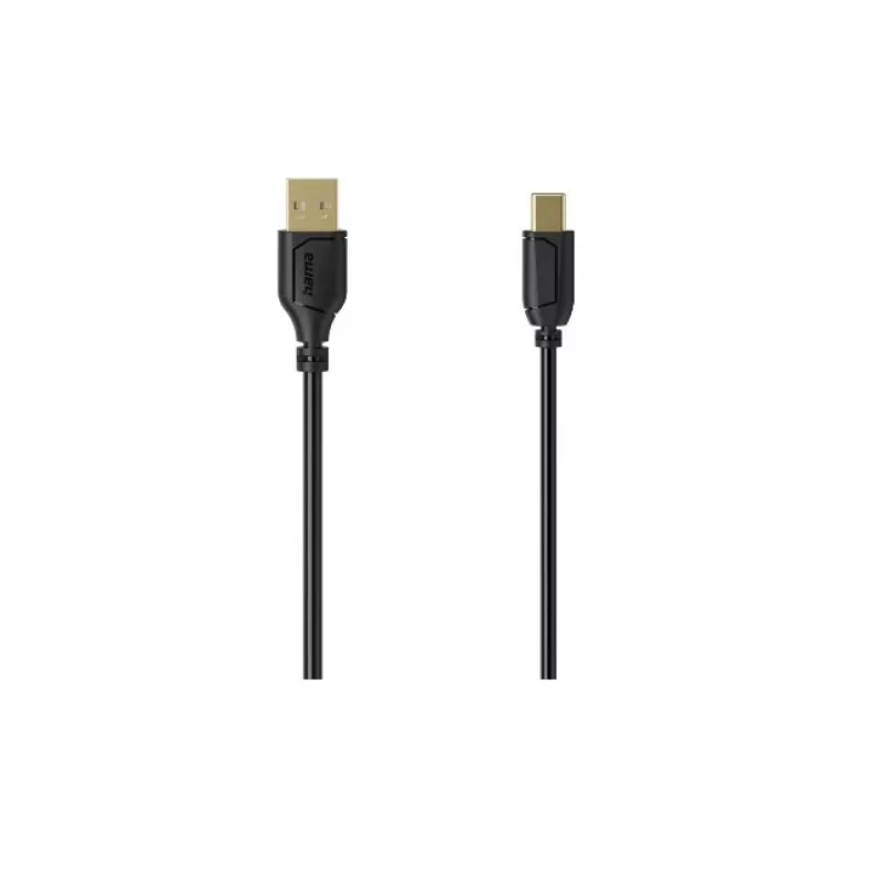 Hama 00074265 USB kabelis USB 2.0 0.75 m USB A USB C juodas