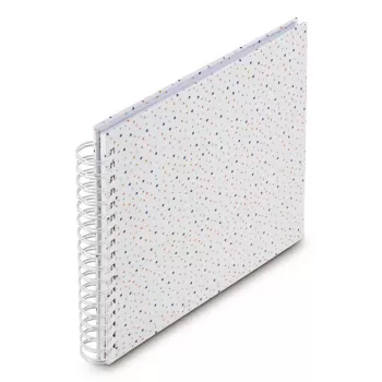 Hama Confetti fotoalbumas, įvairiaspalvis, 100 lapų, 10x15 cm, spiralinis įrišimas