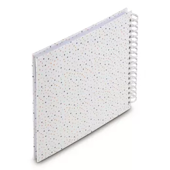 Hama Confetti fotoalbumas, įvairiaspalvis, 100 lapų, 10x15 cm, spiralinis įrišimas