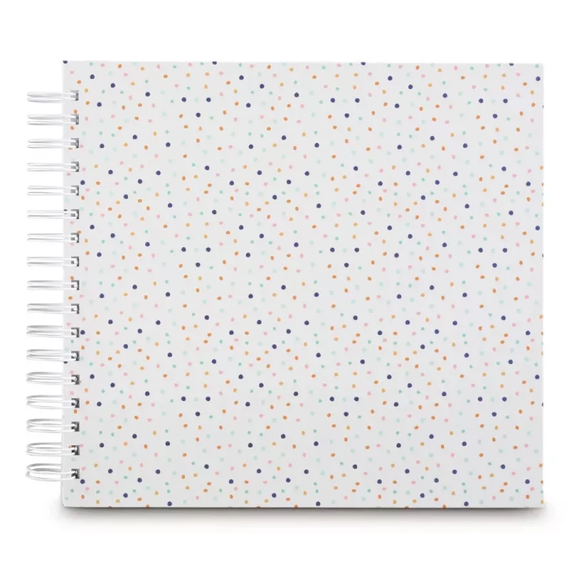 Hama Confetti fotoalbumas, įvairiaspalvis, 100 lapų, 10x15 cm, spiralinis įrišimas
