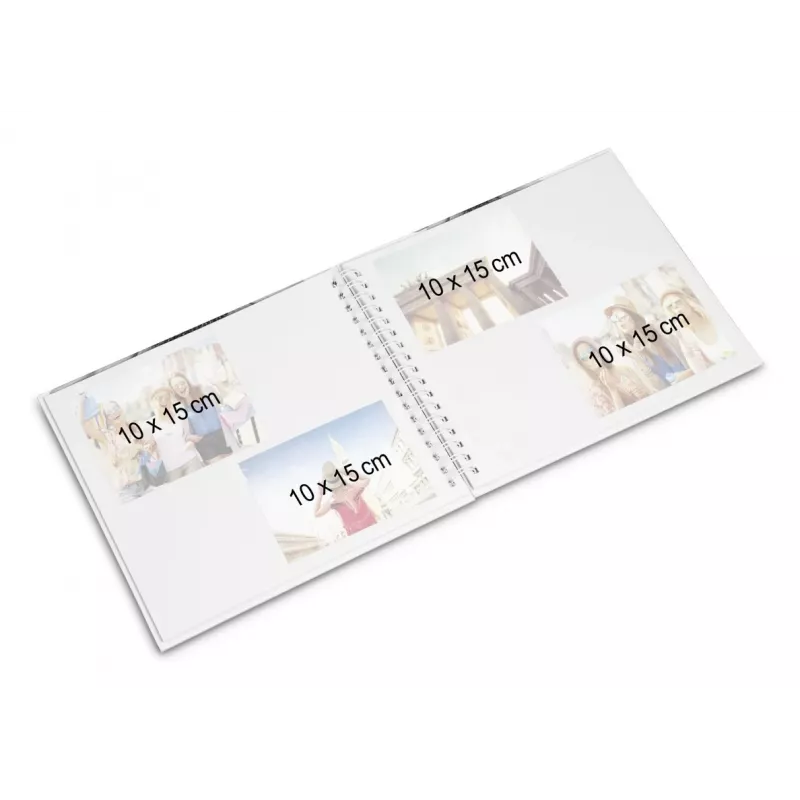 Hama Confetti fotoalbumas, įvairiaspalvis, 100 lapų, 10x15 cm, spiralinis įrišimas