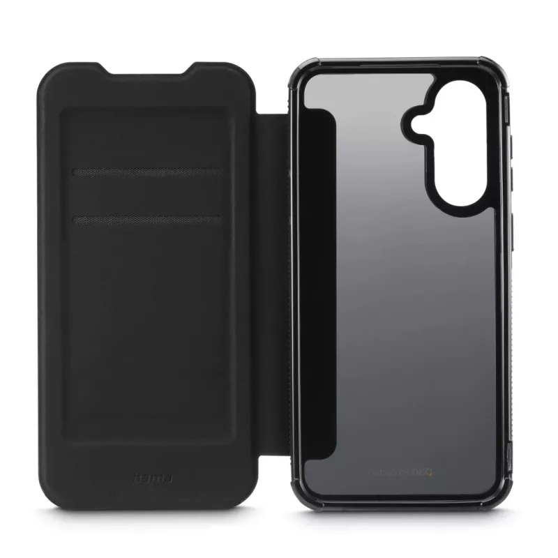 Dėklas Folio Hama Galaxy A17 Juodas 2 Kortelių Kišenės