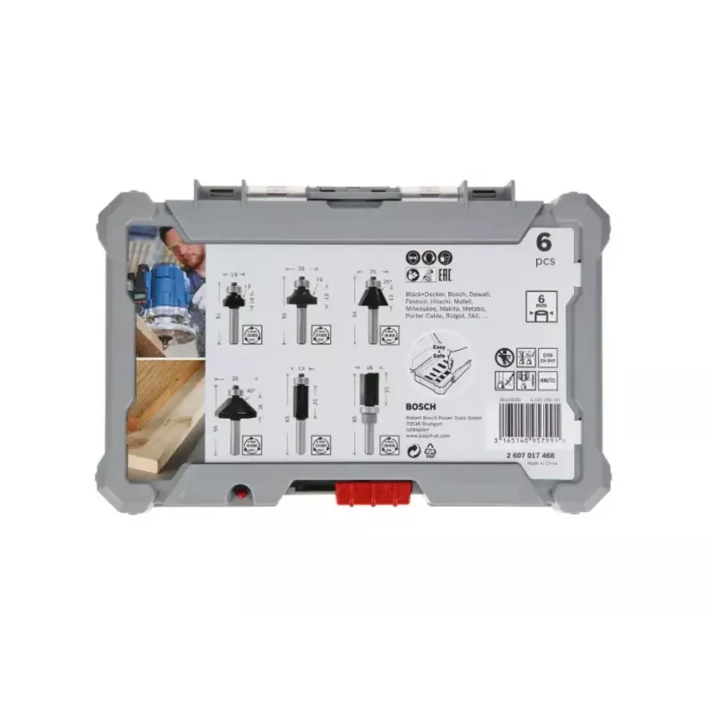 Bosch 2 607 017 470 frezos antgalis Rinkinys 6 vnt