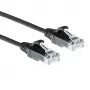 ACT Black 5 m LSZH U/UTP CAT6 plonas jungiamasis kabelis su apsaugotais RJ45 kištukais