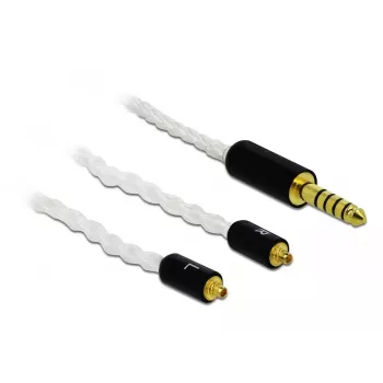 Garso kabelis DeLOCK 85846 1,2 m 4,4 mm 2x MMCX baltas