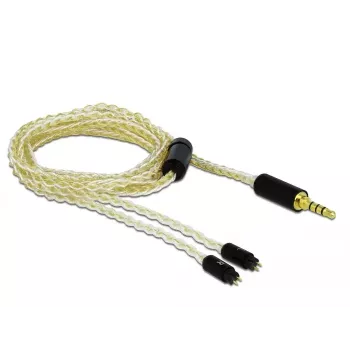 Garso kabelis DeLOCK 85849 1,25 m 3,5 mm Baltas