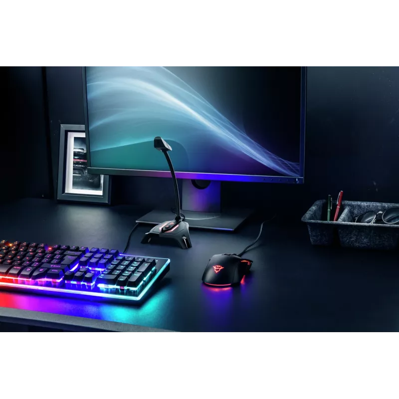 Trust GXT 215 Zabi juodas USB mikrofonas
