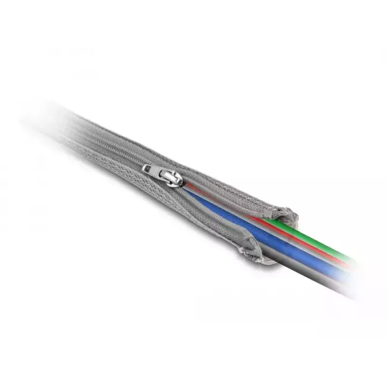 Pintas kabelių movimas DeLOCK 20824 1 m x 20 mm pilkas