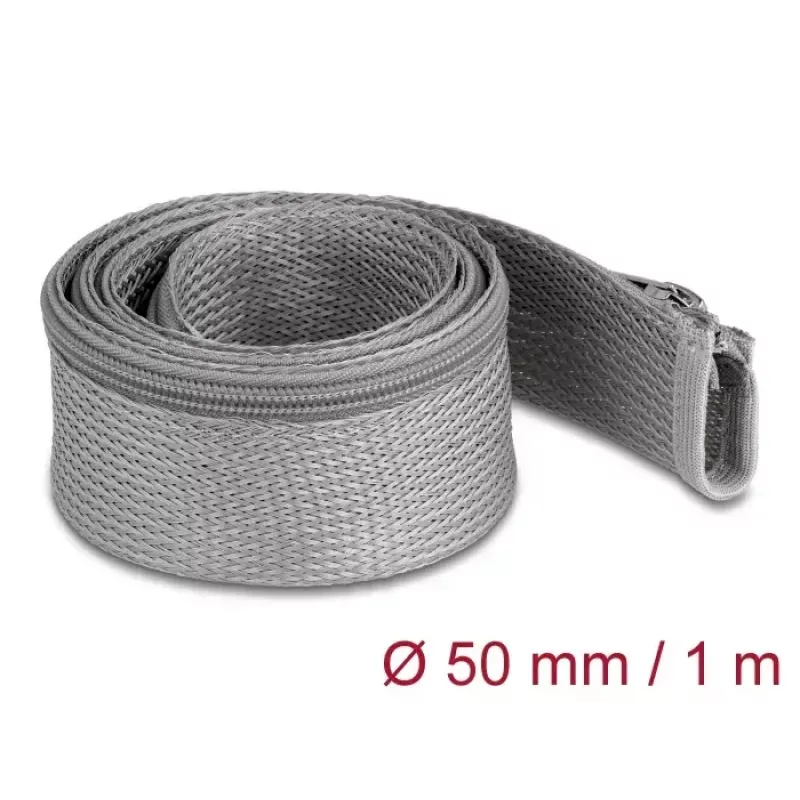 Pintas kabelių įvyniojimas DeLOCK 20826 1m x 50mm Pilka