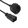 Maitinimo laidas ACT C20 CEE 7/3 juodas 0,2 m 230V 16A