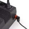 ACT maitinimo laidas IEC Lock EL446S, CEE 7/7 (kampuotas) – C13 IEC Lock (dešinysis kampas), 1 m, juodas