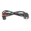 ACT maitinimo laidas CEE 7/7 (kampu) - C13 IEC Lock (dešinysis kampas) juodas 3 m, EL454S