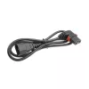 ACT maitinimo laidas C14 - C13 IEC Lock (stačiu kampu) juodas 2 m, PC2045