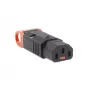 ACT C13 IEC Lock+ perjungiama juoda, PA130100BK