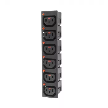 ACT C13 IEC Lock Net Entree (6x lizdas) - juoda, PA135015BK6