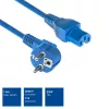 ACT maitinimo laidas CEE 7/7 kištukas kampuotas C15 mėlynas 1,5 m 230 V 10 A
